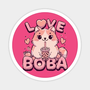 Boba Paws Magnet